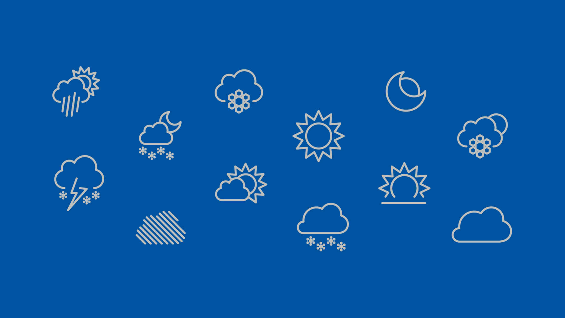 Website Weather Icons - Brighton Ski Resort
