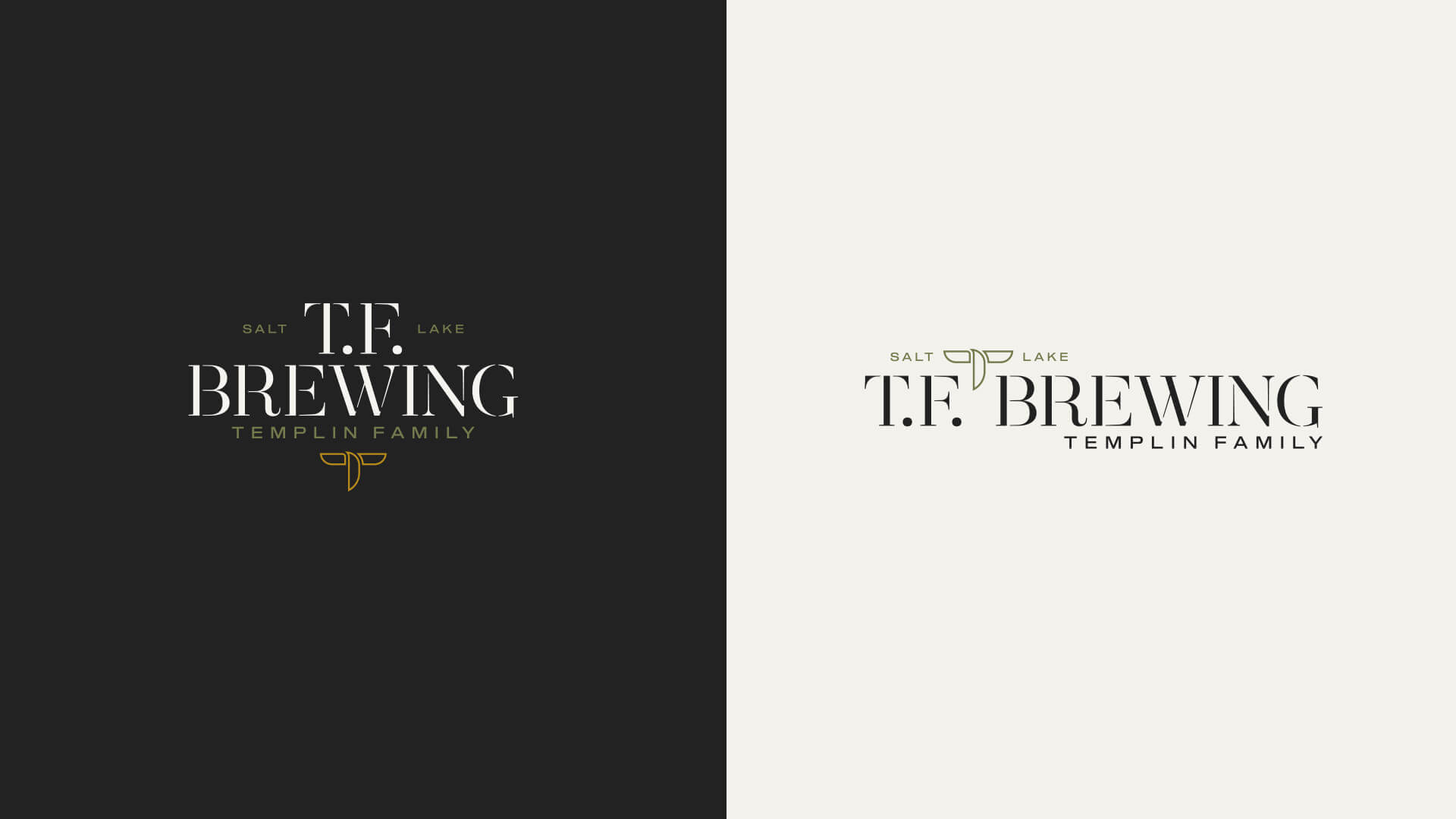 Logo system - T.F. Brewing